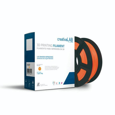 Filamento CreativaLab 3.00mm PLA 1 kg Naranja