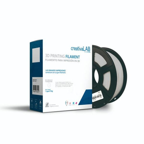 Filamento CreativaLab 3.00mm PLA 1 kg Transparente