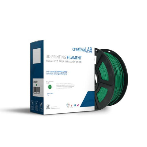 Filamento CreativaLab 3.00mm PLA 1 kg Verde