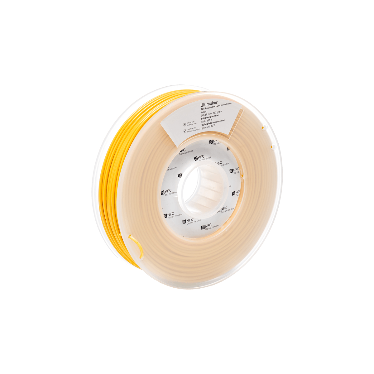 Filamento Ultimaker PLA M0751 Amarillo 750GR/2.85mm