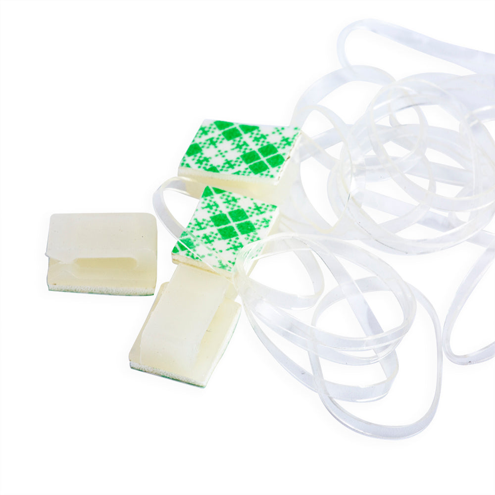 Fixed Clips (16) & Rubber Bands (80)