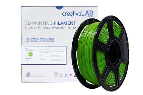 Filamento CreativaLab 1.75mm PLA 1 kg Verde