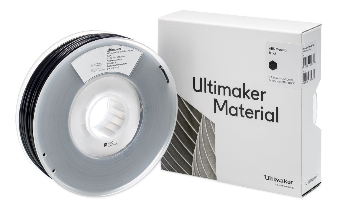 Filamento Ultimaker ABS M2560 Negro 750GR/2.85mm