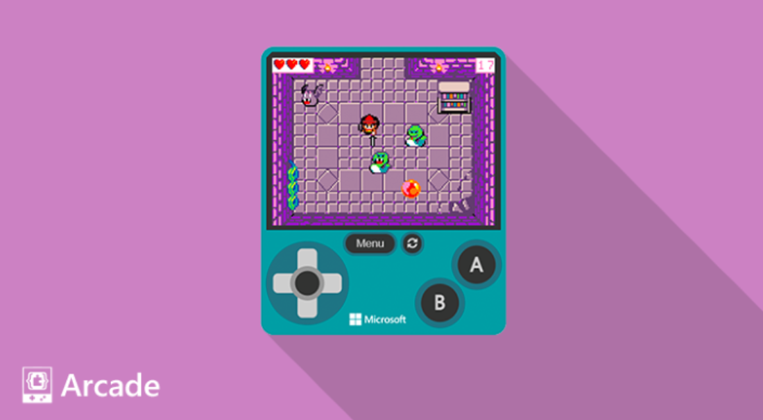 GameGo - handheld console, code your own games with MakeCode