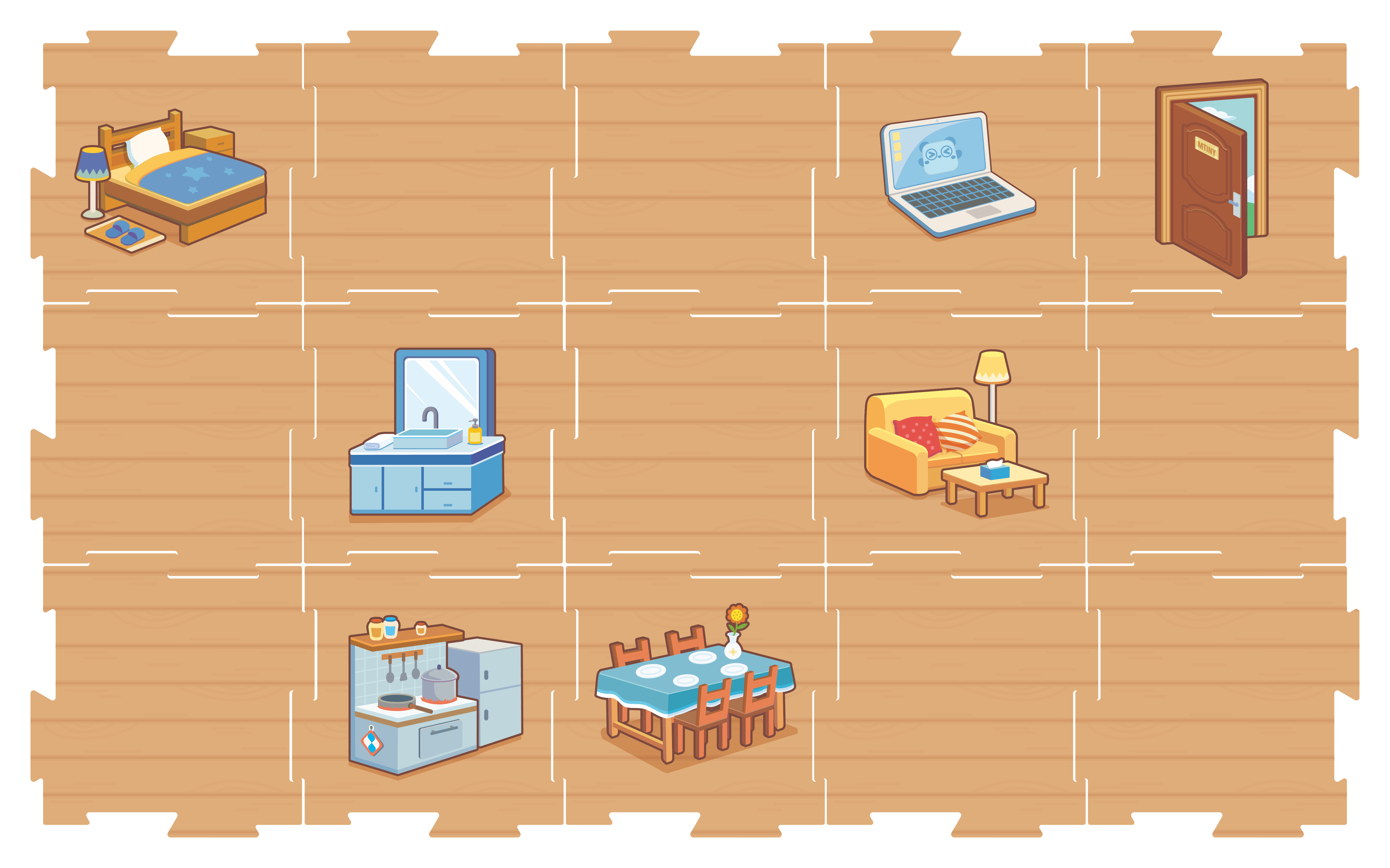 mTiny Coding Kit My World Map Pack-EN
