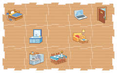 mTiny Coding Kit My World Map Pack-EN
