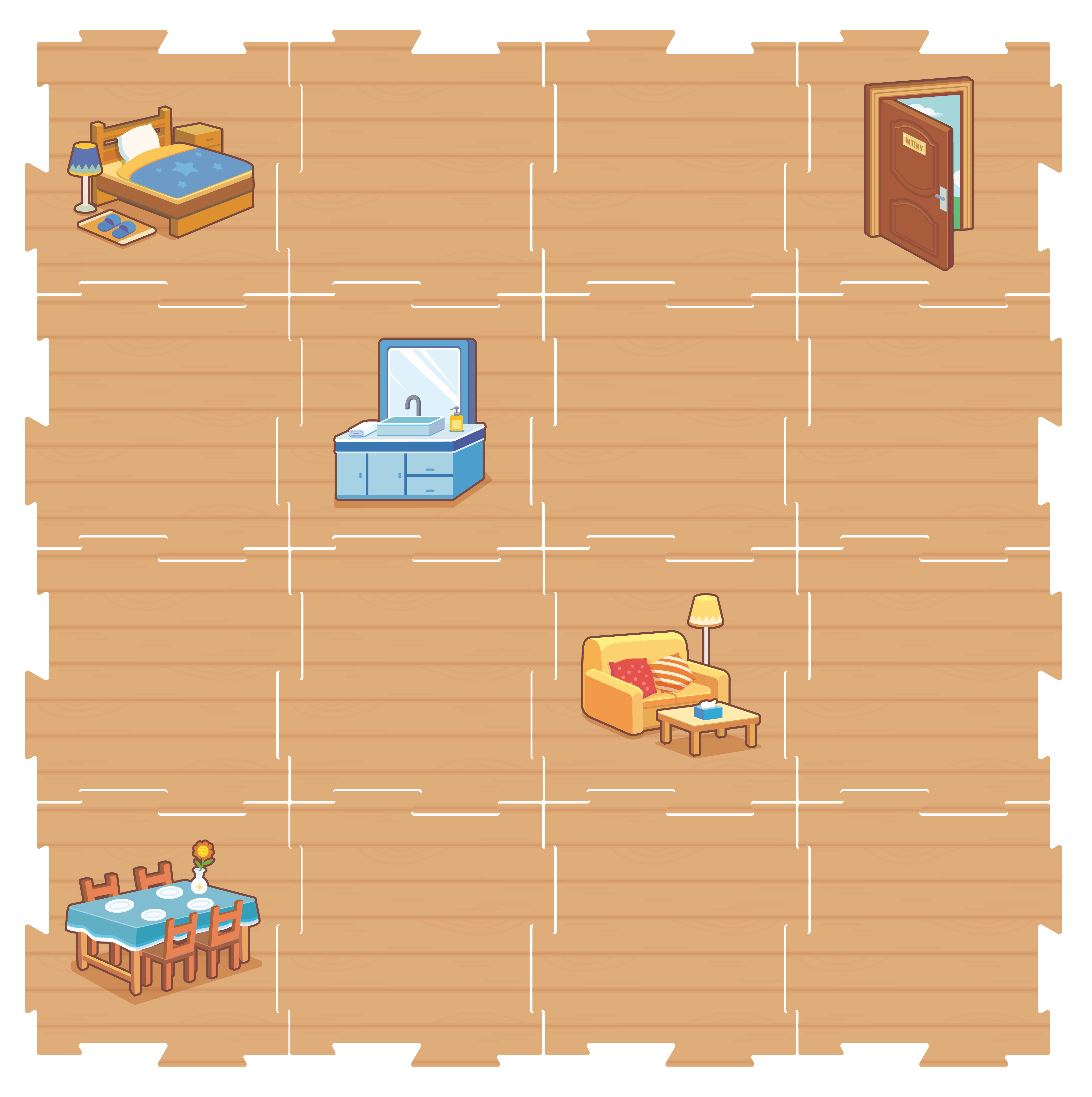 mTiny Coding Kit My World Map Pack-EN