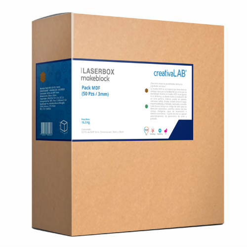 Pack MDF (50 PZS/ 3MM)