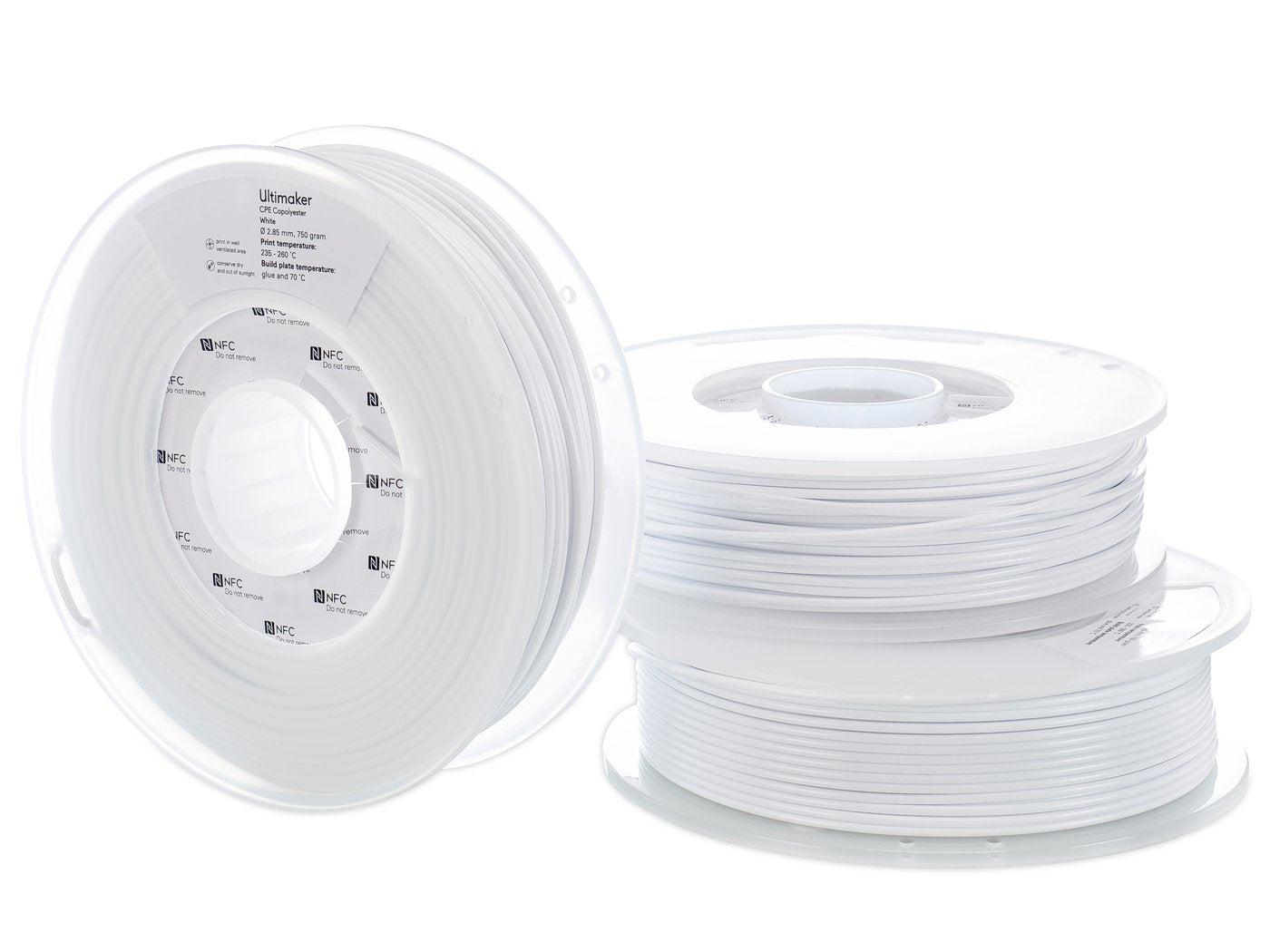 Filamento Ultimaker CPE White - CPE Blanco 750GR / 2.85mm