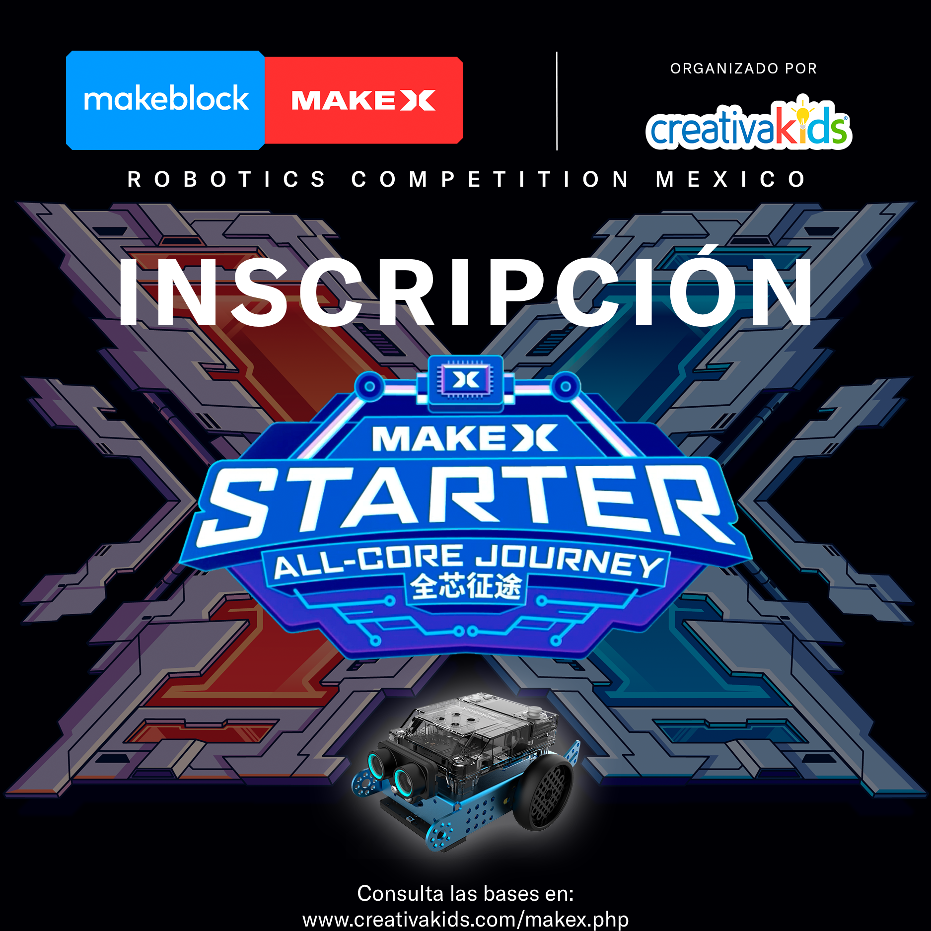 Inscripción MakeX Starter All Core Journey