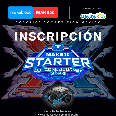 Inscripción MakeX Starter All Core Journey