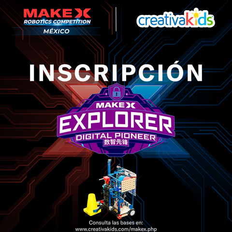 inscripción MakeX Explorer