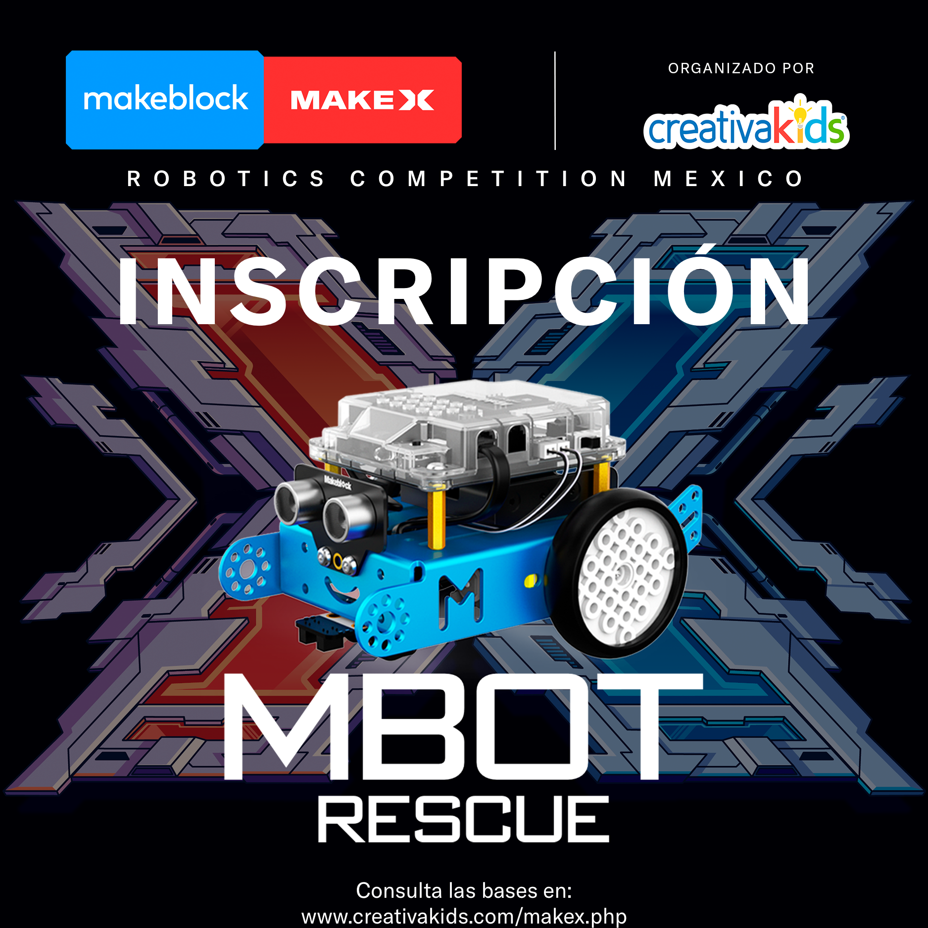 Inscripción MakeX mBot Rescue