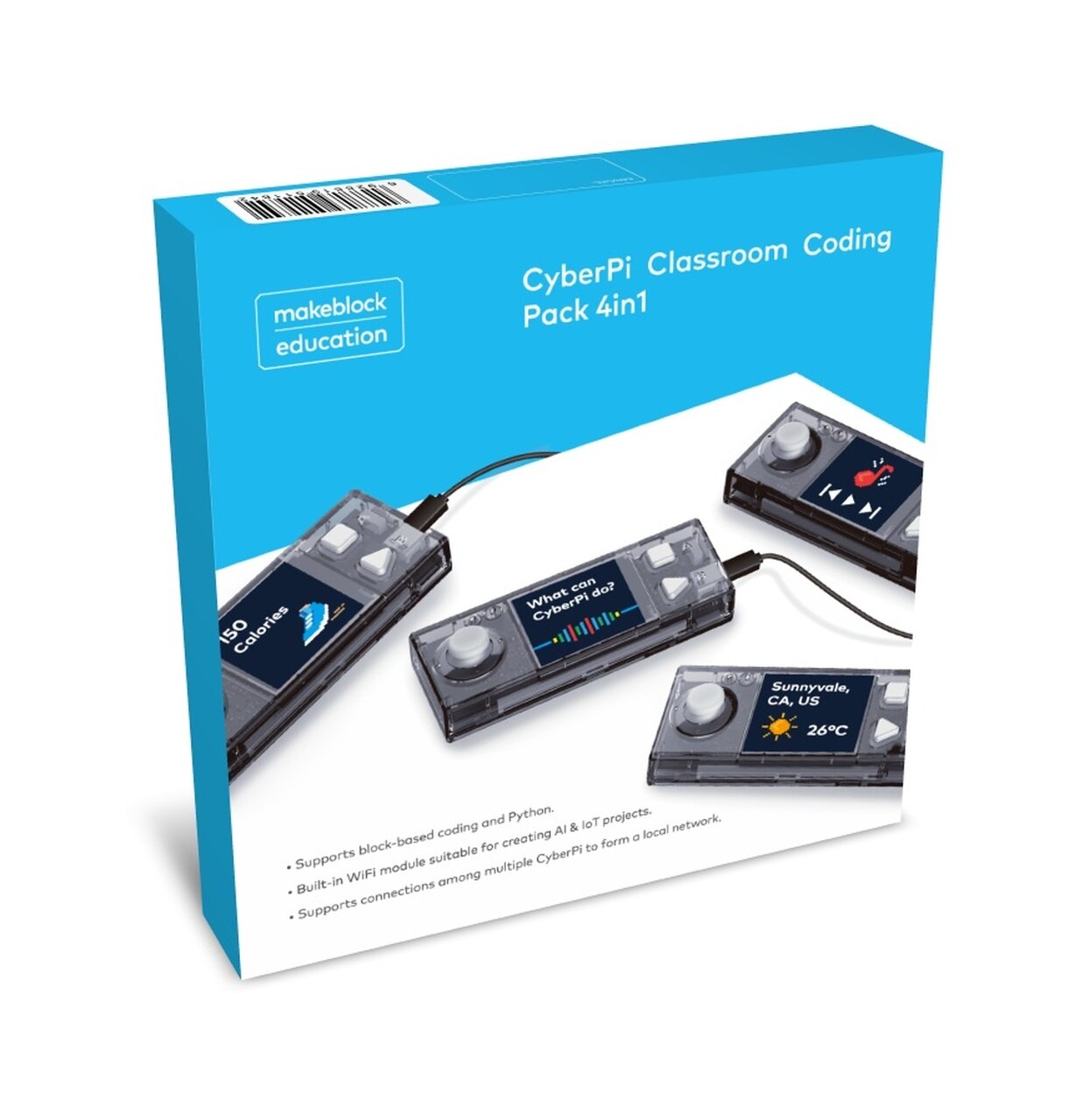 CyberPi Classroom Coding Pack 4 in 1