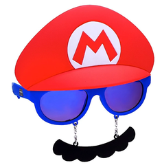 Lentes Disfraz Mario Bros Nintendo Marca Sun-staches
